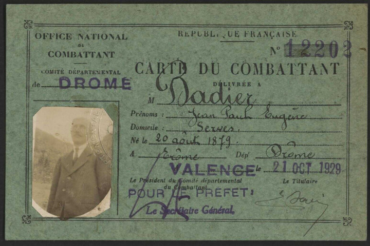 Badier, Jean Paul Eugène