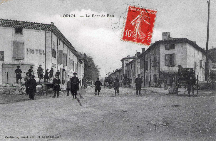 L'actuelle avenue de la République.