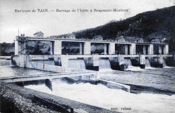 Barrage sur l'Isère.