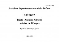 Répertoire alphabétique général (1861-1893).