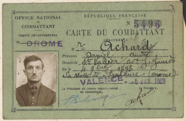 Achard, Daniel André