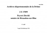 7 mai 1713-8 février 1715