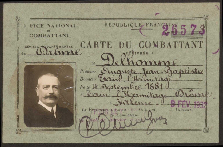 Delhomme, Auguste Jean Baptiste