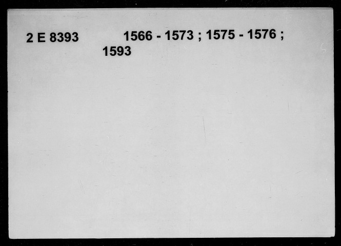 19 mai 1566-18 octobre 1593