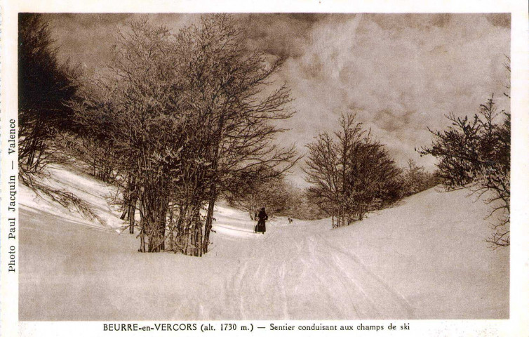 Skieur de randonnée.