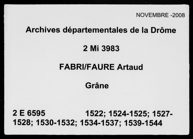 2 décembre 1522-24 juin 1544