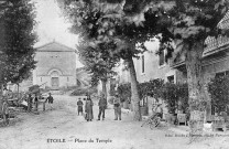 Étoile-sur-Rhône. - Le temple.