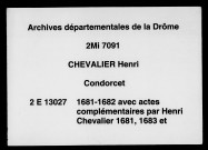 5 janvier 1681-11 novembre 1682