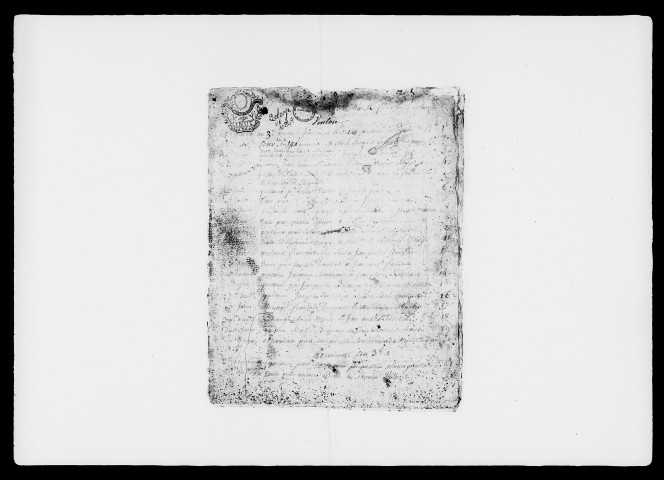 1er ventôse an III-6 janvier 1807