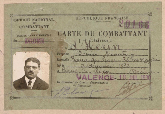 d'Hérin, Louis Ernest