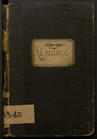 Table alphabétique générale (1883-1890).