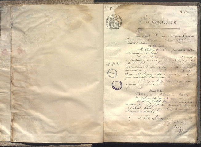 11 juin-31 décembre 1893