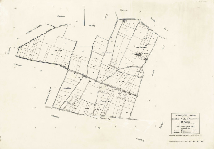 A2, Fauconnières. 1968.