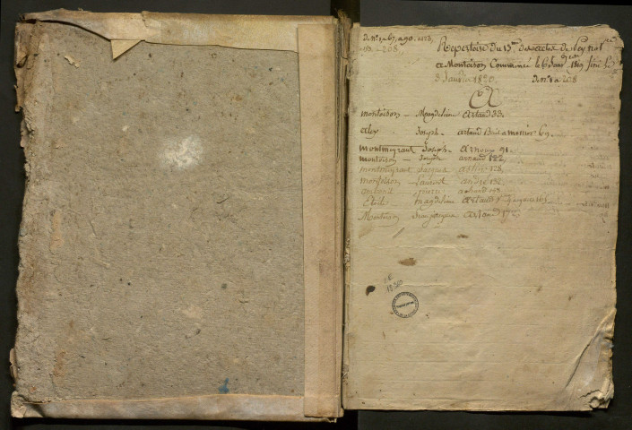 6 janvier 1819-3 janvier 1820