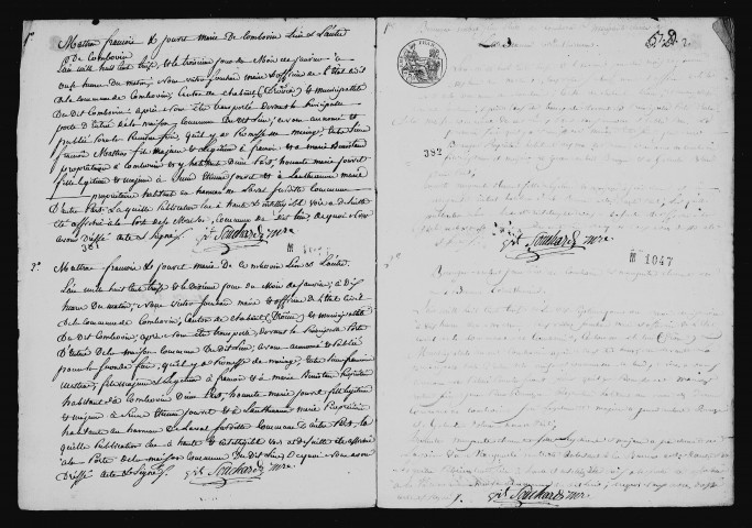 Publications de mariages (1813-1822).