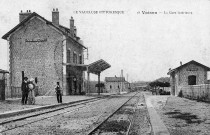 Vaison-la-Romaine (Vaucluse).- La gare de la ligne Orange-le Buis, mise en service le 10 mai 1907, jusqu'en 1952.