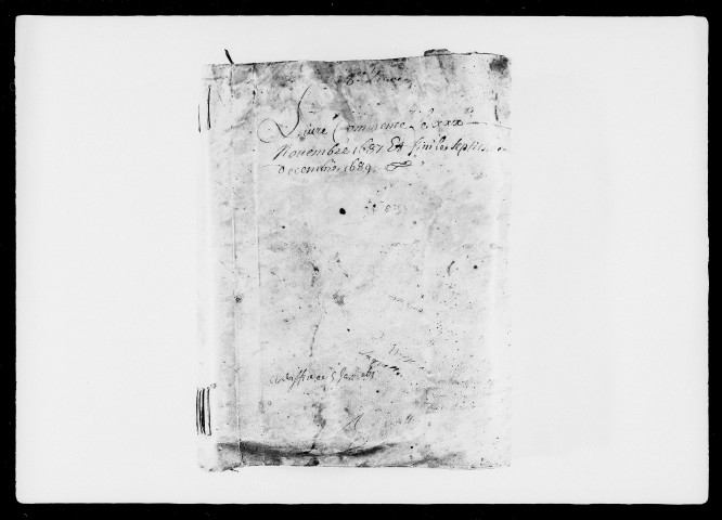 30 novembre 1687-7 décembre 1689