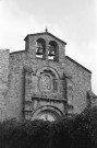 La Motte-de-Galaure. - La façade occidentale de l'église Sainte-Agnès.