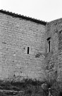 Soyans.- La façade sud de la chapelle du château.