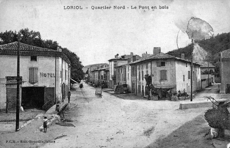 Loriol-sur-Drôme.- L'actuelle avenue de la République.