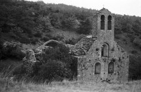 Aleyrac. - Le prieuré Notre-Dame-la-Brune, ruiné en 1385.