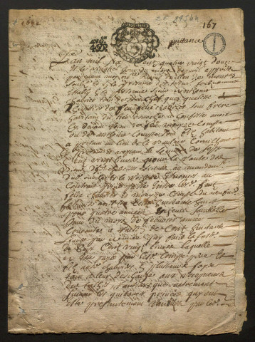 21 avril 1692-14 décembre 1694