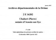 12 décembre 1608-3 janvier 1611