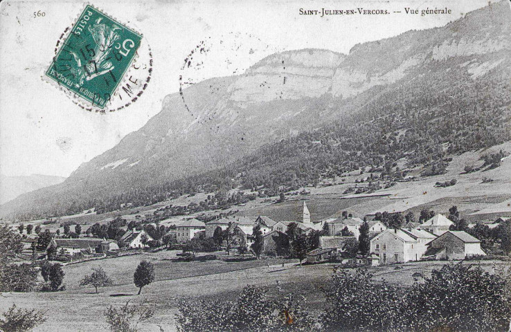 Vue générale du village.