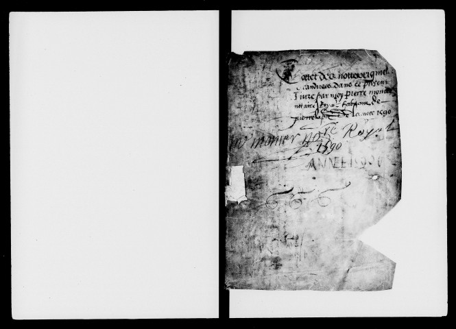 1er janvier 1590-2 décembre 1607