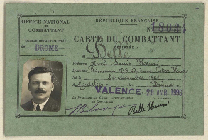 Belle, Noël Louis Henri