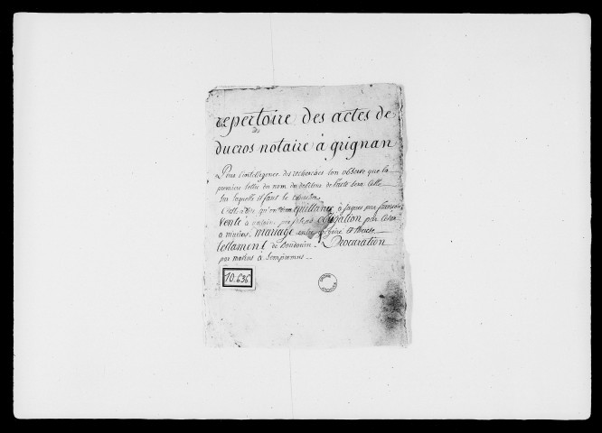 Tables alphabétiques annuelles des débiteurs (an IX-1813).