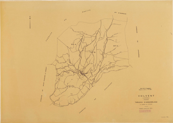 Tableau d'assemblage. 1973.