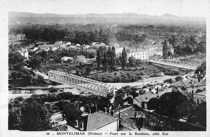 Montélimar. - Ponts sur le Roubion.