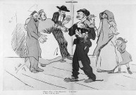 Caricature, extrait de "L'Assiette au Beurre".