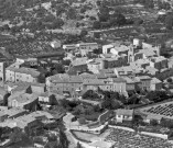 Vue aérienne du village.