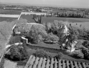 Montélier. - Vue aérienne du château de Monteynard.