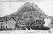 Buis-les-Baronnies.- La gare de la ligne Orange-le Buis, mise en service le 10 mai 1907, jusqu'en 1952.