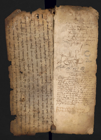 Notes brèves avec livre de comptes des clients (26 juillet 1471-17 avril 1477).