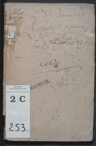 4 octobre 1748-28 avril 1750