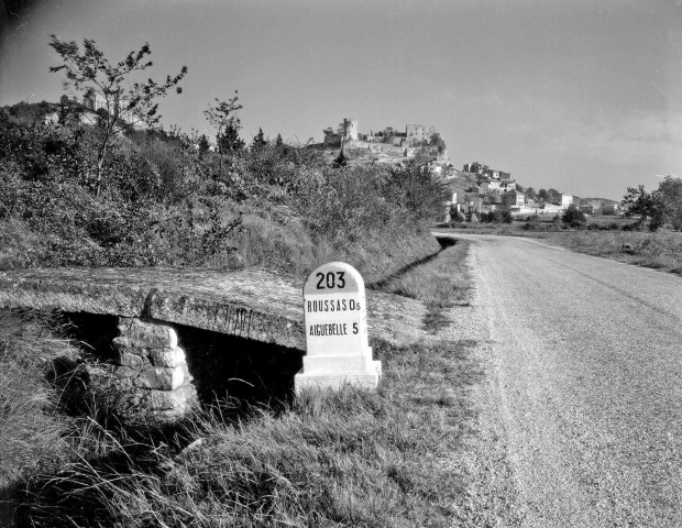 Roussas.- Vue générale du village.