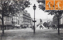 Le monument d’Émile Augier (1897) place de la République.