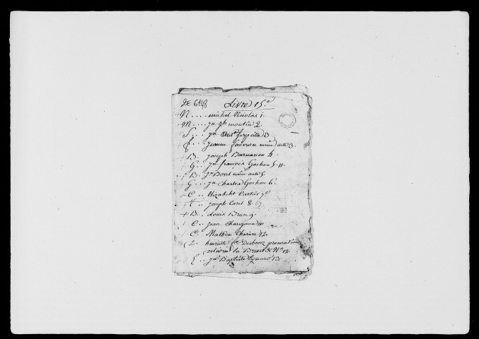 21 vendémiaire An VIII-30 ventôse An X