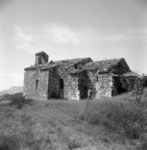Crupies.- La chapelle Saint-Jean-Baptiste avant la restauration de 1960.