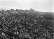 Vue aérienne du plateau.