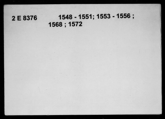 26 décembre 1548-31 octobre 1572