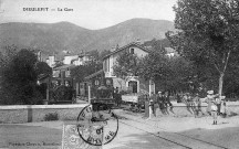 Dieulefit.- La gare du tramway de la ligne Dieulefit à Montélimar.