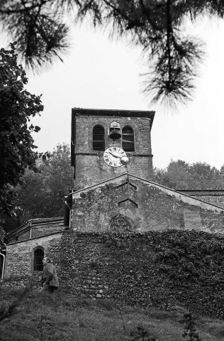 Moras-en-Valloire. - Le clocher de l'église Notre-Dame.