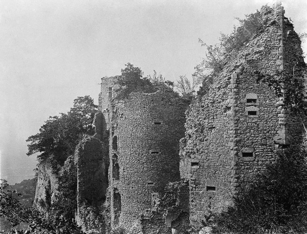 Rochechinard.- Les ruines du château.