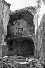 La Bâtie-Rolland.- La nef de la chapelle Saint-Roch, après dégagement.