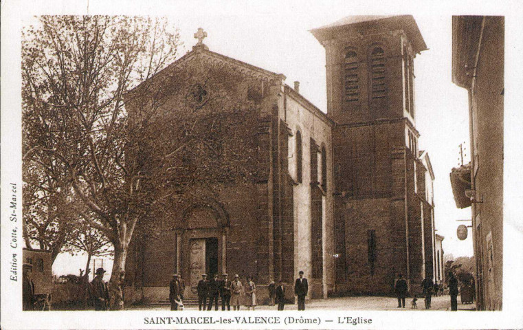 L'église Saint-Marcel.